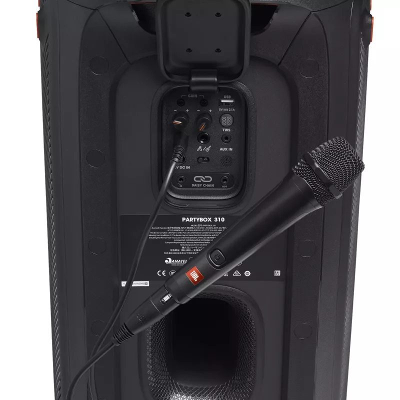 JBL PBM 100 Black, Karaoke microphone, -55 dB, 50 - 15000 Hz, 600 Ω, Cardioid, Wired