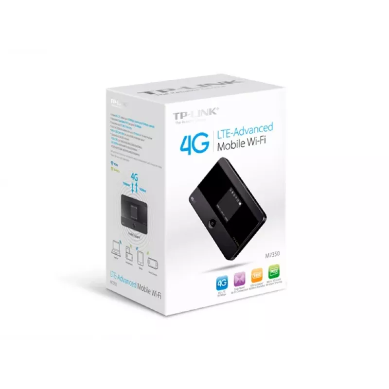 TP-Link 4G LTE Mobile Wi-Fi, Cellular wireless network equipment, Black, Portable, 802.11b, 802.11g, Wi-Fi 4 (802.11n), 150 Mbit/s, 2.4 GHz