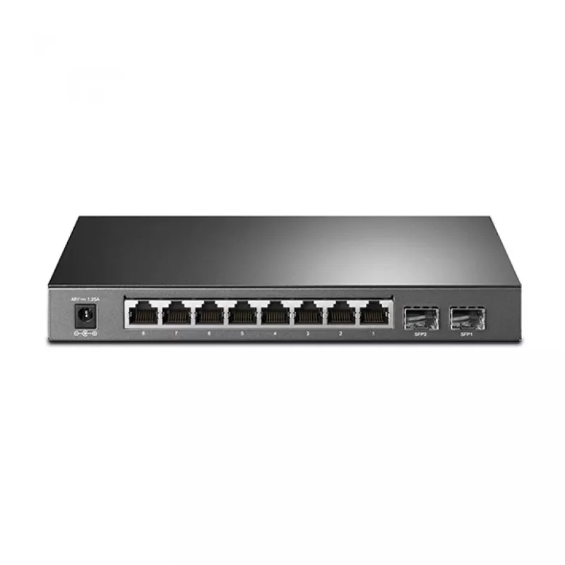TP-Link JetStream 8-Port Gigabit Smart PoE Switch with 2 SFP Slots