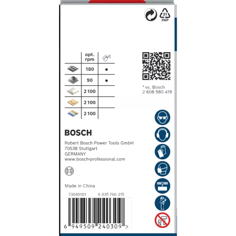 Hole saw Bosch PRO Multi Material PC Plus 44/48 mm — single piece for drills