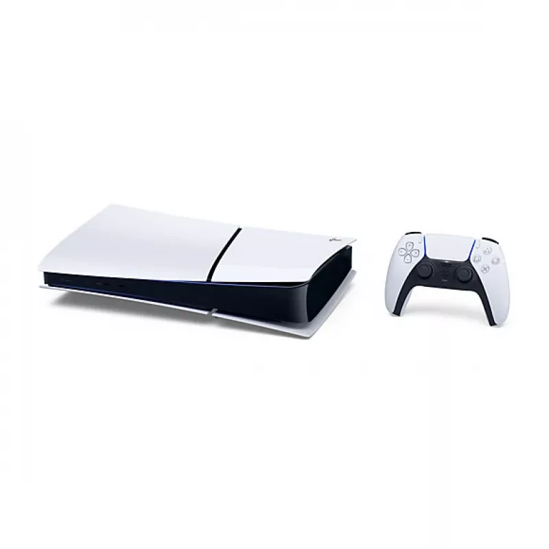 Sony PlayStation 5 (model group - slim) Digital Edition, PlayStation 5, Black, White, 16384 MB, GDDR6, 448 GB/s, AMD