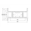 Extension kit Multibrackets M VESA Extension kit Tilt & Turn 800x400