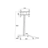 Display Stand Multibrackets M Display Stand 180 Single Black