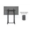 Multibrackets M Public Display Stand 210 Dual Pillar Wheelbase Black