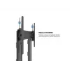 Multibrackets M Public Display Stand 210 Dual Pillar Wheelbase Black