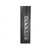 Multibrackets M Public Display Stand 210 Dual Pillar Wheelbase Black