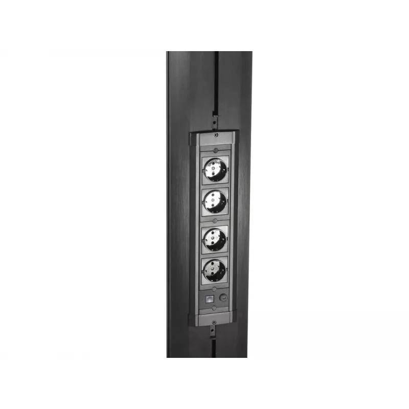 Multibrackets M Public Display Stand 210 Dual Pillar Wheelbase Black