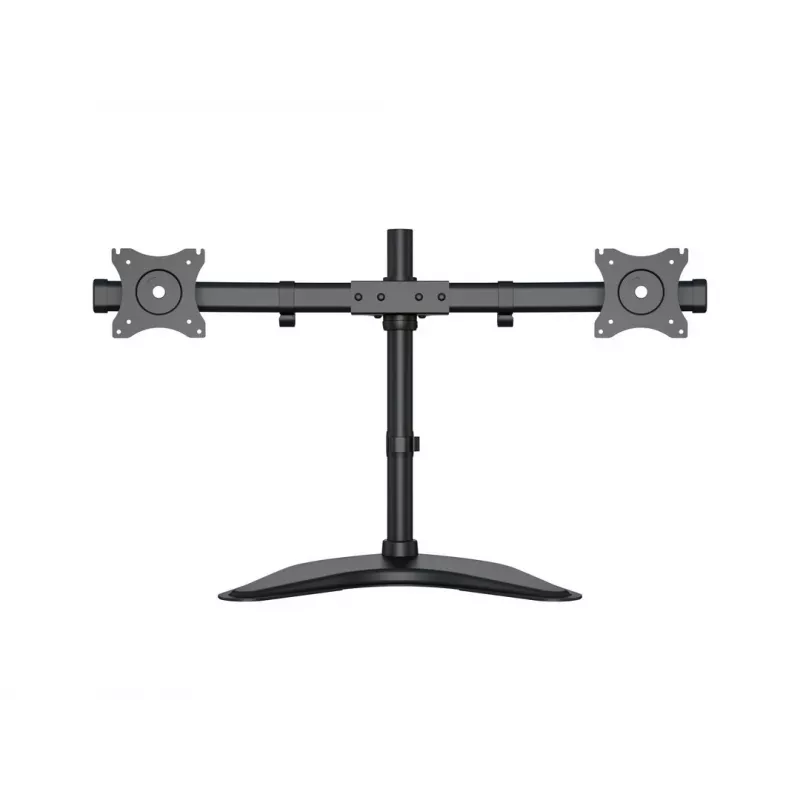 Multibrackets M Deskstand Basic Dual, Freestanding, 16 kg, 38.1 cm (15 inch), 68.6 cm (27 inch), 100 x 100 mm, Black