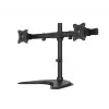 Multibrackets M Deskstand Basic Dual, Freestanding, 16 kg, 38.1 cm (15 inch), 68.6 cm (27 inch), 100 x 100 mm, Black