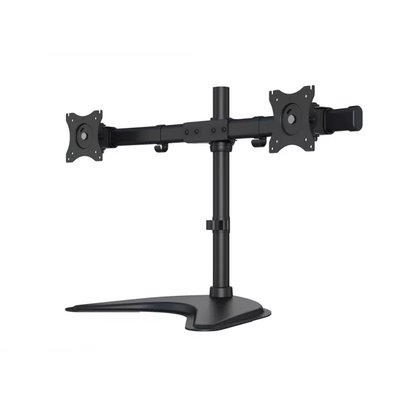 Multibrackets M Deskstand Basic Dual, Freestanding, 16 kg, 38.1 cm (15 inch), 68.6 cm (27 inch), 100 x 100 mm, Black