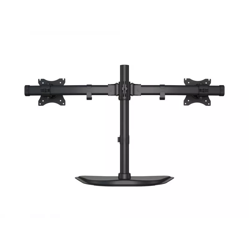 Multibrackets M Deskstand Basic Dual, Freestanding, 16 kg, 38.1 cm (15 inch), 68.6 cm (27 inch), 100 x 100 mm, Black