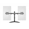Multibrackets M Deskstand Basic Dual, Freestanding, 16 kg, 38.1 cm (15 inch), 68.6 cm (27 inch), 100 x 100 mm, Black