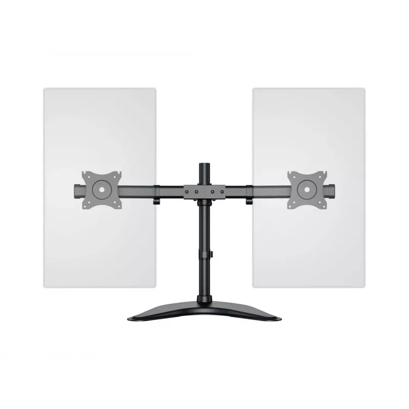 Multibrackets M Deskstand Basic Dual, Freestanding, 16 kg, 38.1 cm (15 inch), 68.6 cm (27 inch), 100 x 100 mm, Black