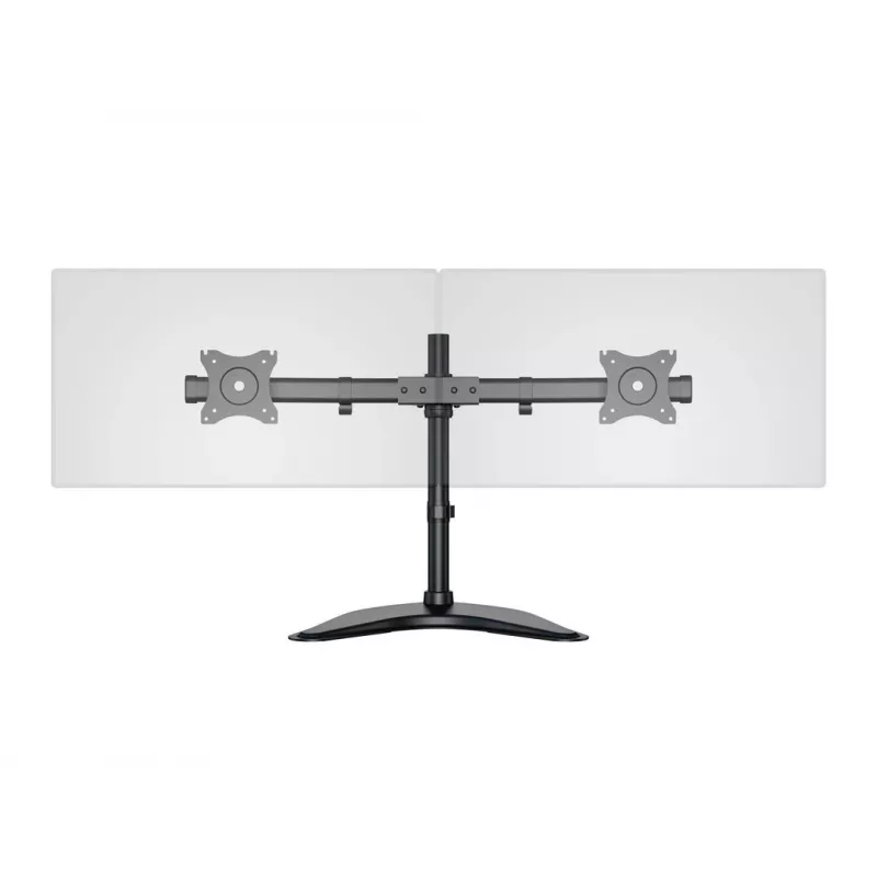 Multibrackets M Deskstand Basic Dual, Freestanding, 16 kg, 38.1 cm (15 inch), 68.6 cm (27 inch), 100 x 100 mm, Black