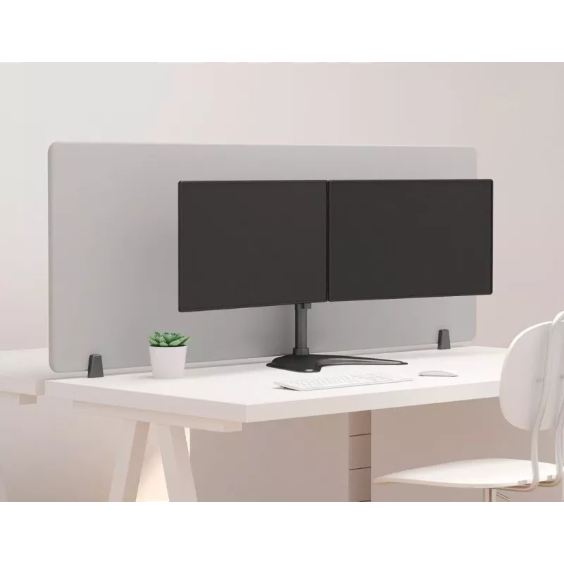 Multibrackets M Deskstand Basic Dual, Freestanding, 16 kg, 38.1 cm (15 inch), 68.6 cm (27 inch), 100 x 100 mm, Black