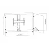 Multibrackets M Motorized TV Lift Large 50 kg capacity 37-65 inch screens