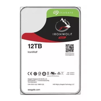 Seagate NAS HDD IronWolf internal hard drive 12 TB 7200 RPM 256 MB 3.5 inch Serial ATA III