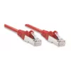 Intellinet Network Patch Cable, Cat5e, 3m, Red, CCA, F/UTP, PVC, RJ45, Gold Plated Contacts, Snagless, Booted, Polybag