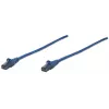 Intellinet Network Patch Cable, Cat6, 10m, Blue, CCA, U/UTP, PVC, RJ45, Gold Plated Contacts, Snagless, Booted, Lifetime Warranty