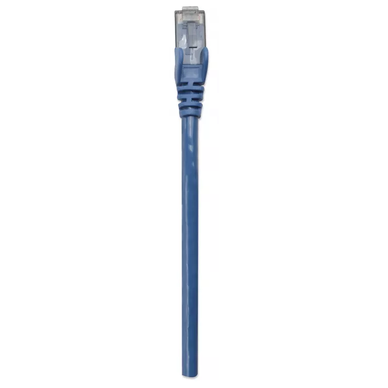 Intellinet Network Patch Cable, Cat6, 10m, Blue, CCA, U/UTP, PVC, RJ45, Gold Plated Contacts, Snagless, Booted, Lifetime Warranty