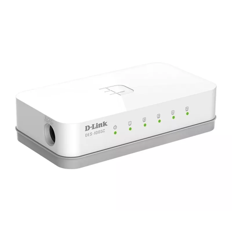 D-Link ES-1005C/E Unmanaged Fast Ethernet (10/100) Desktop White