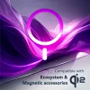 Cellularline FROSTY MAG - Galaxy S26 Ultra Semi-transparent case with matte finish and colored edges, compatible with the Qi2 ecosystem and magnetic accessories for Samsung.