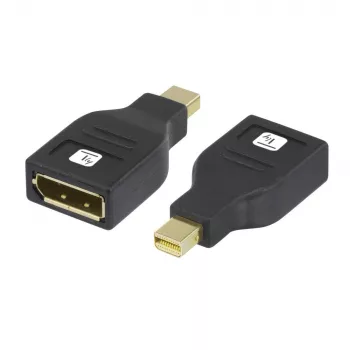 Techly IADAP DP-MDP2 cable gender changer DisplayPort Mini DisplayPort Black