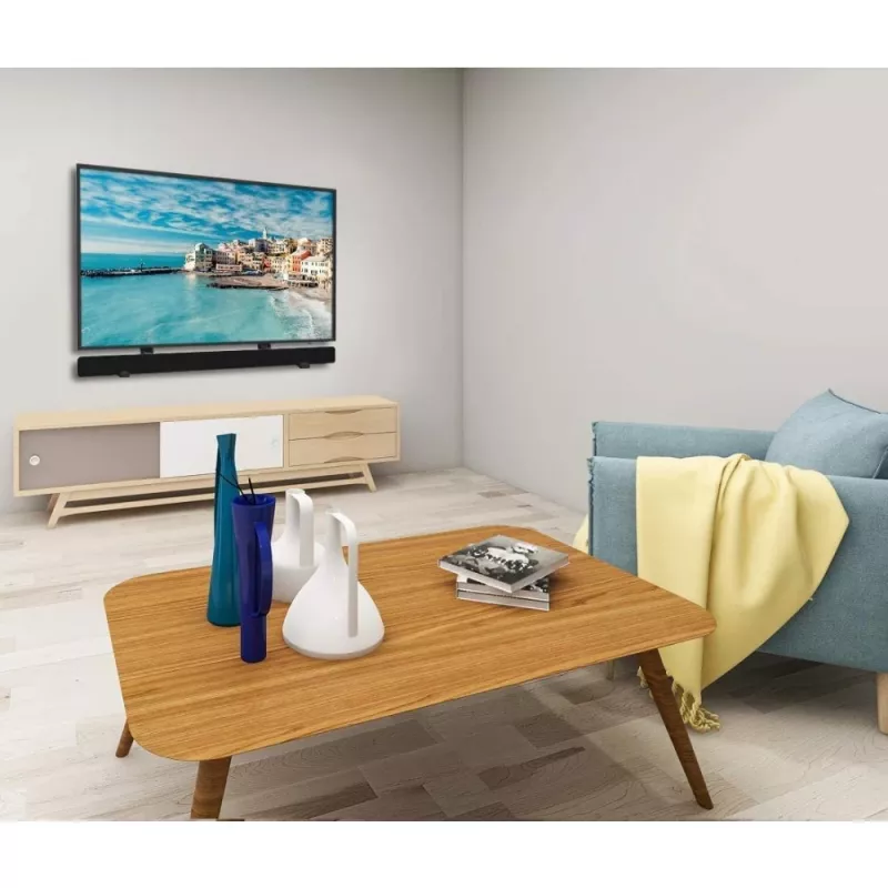 Techly Universal Wall Mount Soundbar Bracket Max VESA 600x400