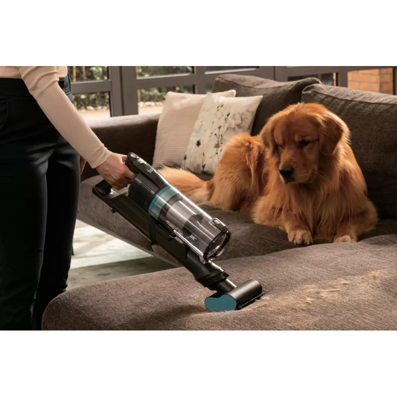 Hoover HF1P10PX 011 Stick vacuum Battery Dry Foam, Micro Bagless 0.7 L 165 W Black, Turquoise 22 Ah