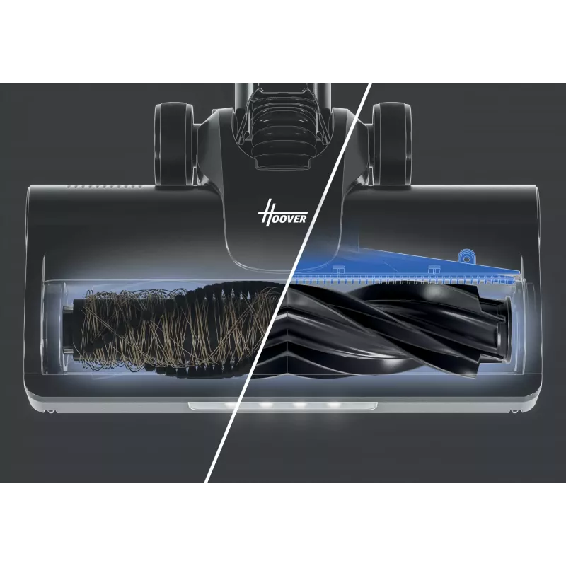 Hoover HF1P10PX 011 Stick vacuum Battery Dry Foam, Micro Bagless 0.7 L 165 W Black, Turquoise 22 Ah