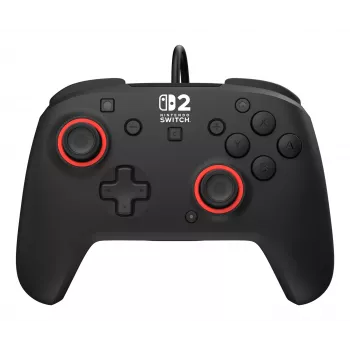 Wired Gaming Controller Turtle Beach Rematch for Nintendo Switch 2 — USB‑C, 3 m cable, Back button, D‑pad, Black