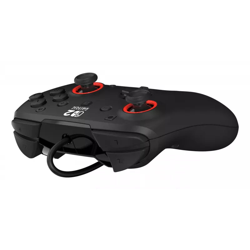 Wired Gaming Controller Turtle Beach Rematch for Nintendo Switch 2 — USB‑C, 3 m cable, Back button, D‑pad, Black