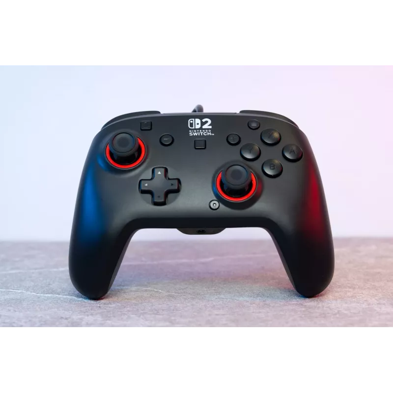 Wired Gaming Controller Turtle Beach Rematch for Nintendo Switch 2 — USB‑C, 3 m cable, Back button, D‑pad, Black