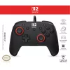 Wired Gaming Controller Turtle Beach Rematch for Nintendo Switch 2 — USB‑C, 3 m cable, Back button, D‑pad, Black