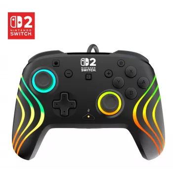 Gamepad Turtle Beach Afterglow Wave Black Wired RGB Controller for Nintendo Switch / Switch 2, USB-C, 3 m cable