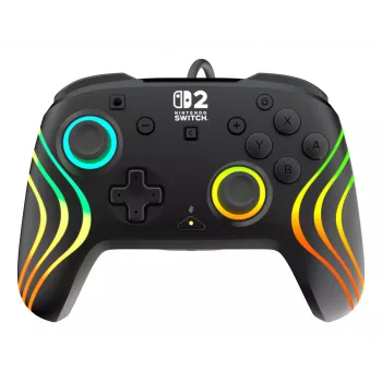 Gamepad Turtle Beach Afterglow Wave Black Wired RGB Controller for Nintendo Switch / Switch 2, USB-C, 3 m cable
