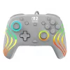 Wired RGB Gaming Controller Turtle Beach Afterglow Wave Grey — USB‑C, 3 m cable, for Nintendo Switch / Switch 2 / Switch OLED