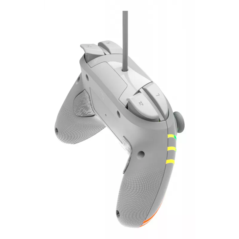 Wired RGB Gaming Controller Turtle Beach Afterglow Wave Grey — USB‑C, 3 m cable, for Nintendo Switch / Switch 2 / Switch OLED