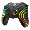 Wireless RGB Gaming Controller Turtle Beach Afterglow Wave Black for Nintendo Switch 2 — Bluetooth/USB-C, Built-in Battery 20h, 3 m Cable