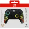 Wireless RGB Gaming Controller Turtle Beach Afterglow Wave Black for Nintendo Switch 2 — Bluetooth/USB-C, Built-in Battery 20h, 3 m Cable