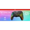 Wireless RGB Gaming Controller Turtle Beach Afterglow Wave Black for Nintendo Switch 2 — Bluetooth/USB-C, Built-in Battery 20h, 3 m Cable