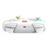 Wireless RGB Gaming Controller Turtle Beach Afterglow Wave White for Nintendo Switch 2, Bluetooth/USB-C, Built-in Battery 20h, 3m Cable