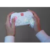 Wireless RGB Gaming Controller Turtle Beach Afterglow Wave White for Nintendo Switch 2, Bluetooth/USB-C, Built-in Battery 20h, 3m Cable
