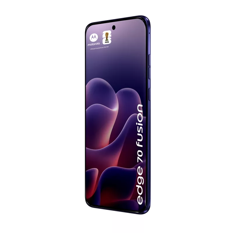 Smartphone Motorola edge 70 fusion — Snapdragon 7s Gen 3, 8 GB RAM, 256 GB, 6.78 inch OLED, 50 MP dual camera, 5G, Android 16, 5200 mAh, Violet