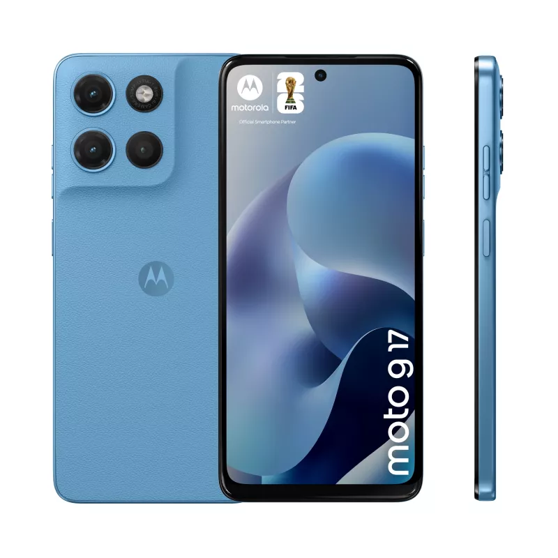 Motorola moto g17 17.1 cm (6.72 inch) Dual SIM Android 15 USB Type-C 8 GB 128 GB 5200 mAh Blue