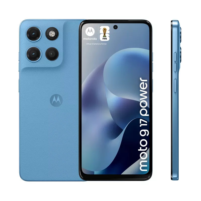 Motorola moto g17 power 17.1 cm (6.72 inch) Hybrid Dual SIM Android 15 USB Type-C 8 GB 256 GB 6000 mAh Blue