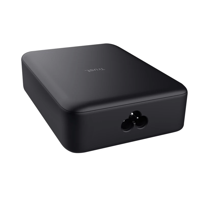 AC Charger Trust Maxo Black 20V 4 USB Type-C Fast Charging
