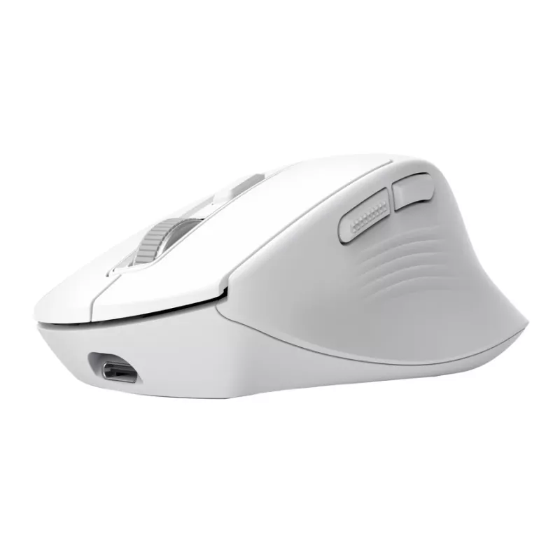 Wireless Right-hand Office Mouse TRUST Niven — RF + Bluetooth, 3200 DPI, 7 buttons, wheel, white