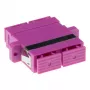 Fiber optic SC duplex adapter ACT EA3004 multimode OM4