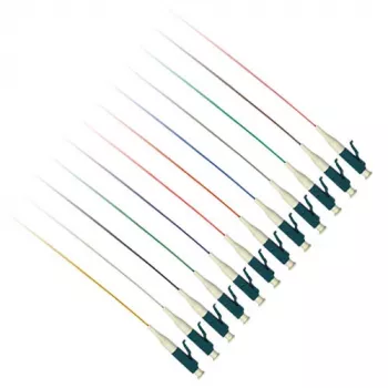 ACT LC 9/125 OS2 fiber pigtail set of 12 pieces